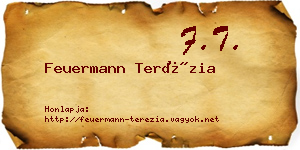 Feuermann Terézia névjegykártya